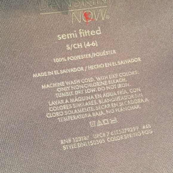 Danskin gray athletic “fear less” graphic sexy yoga gym athletic top S 4-6 NEW - Picture 15 of 16